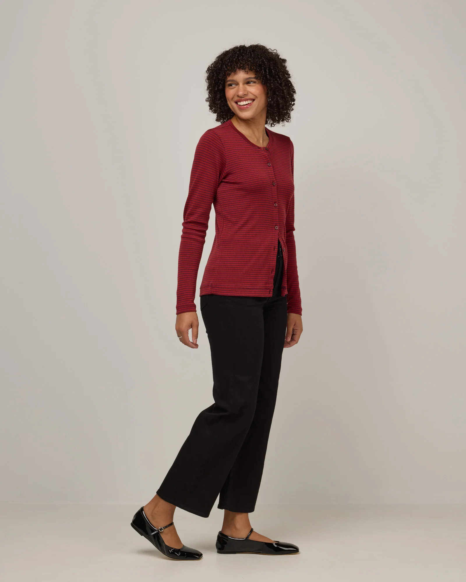 Celeste Ribbed Cardigan - Image 2