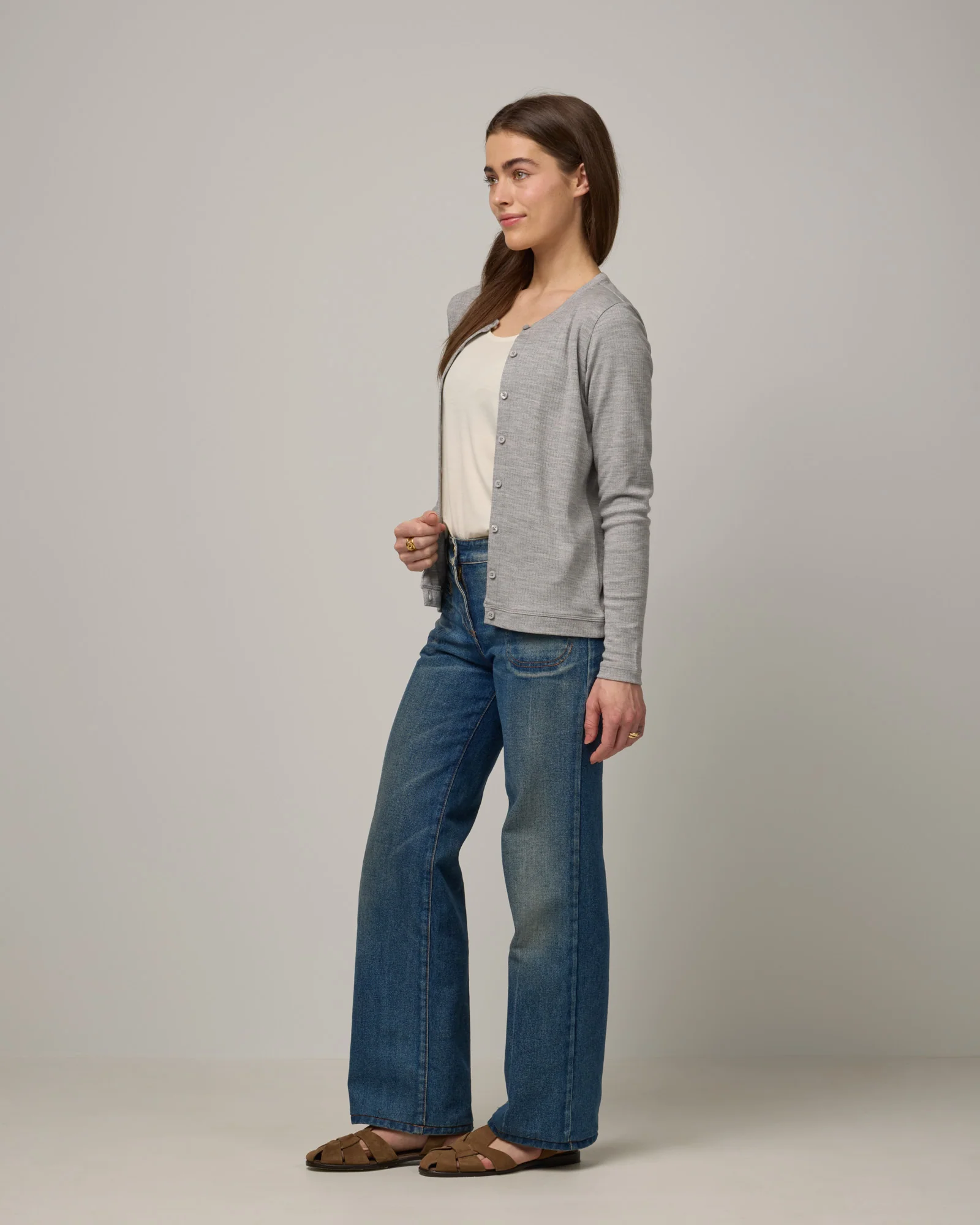 Celeste Ribbed Cardigan - Image 3