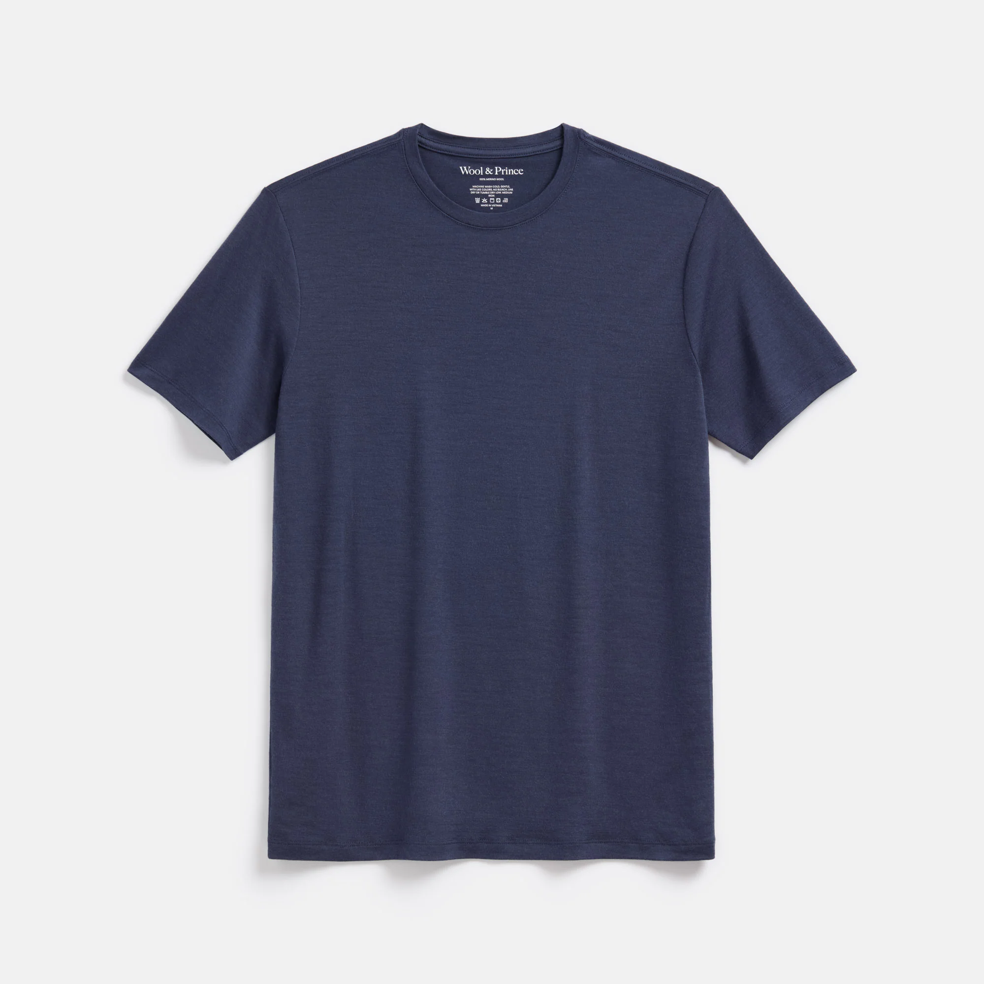 Men's 100% Wool Crew Neck Tee - Image 3