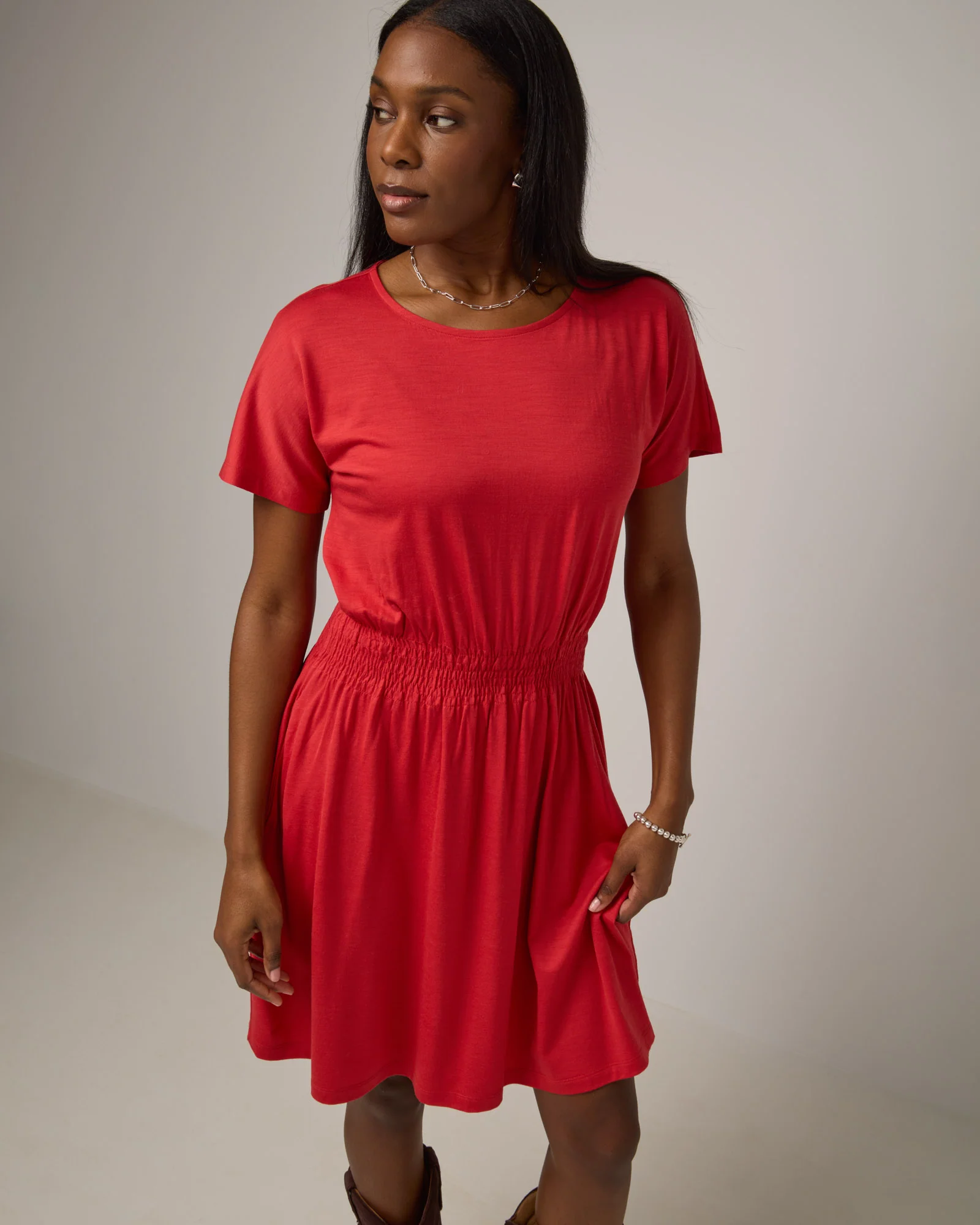 Norma Smocked Waist Dress