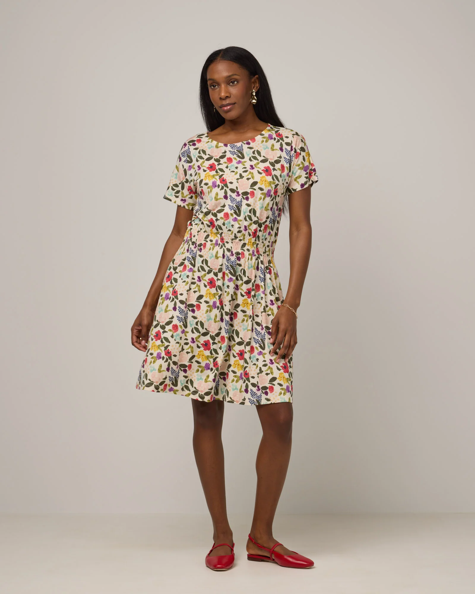 Norma Smocked Waist Dress - Image 2