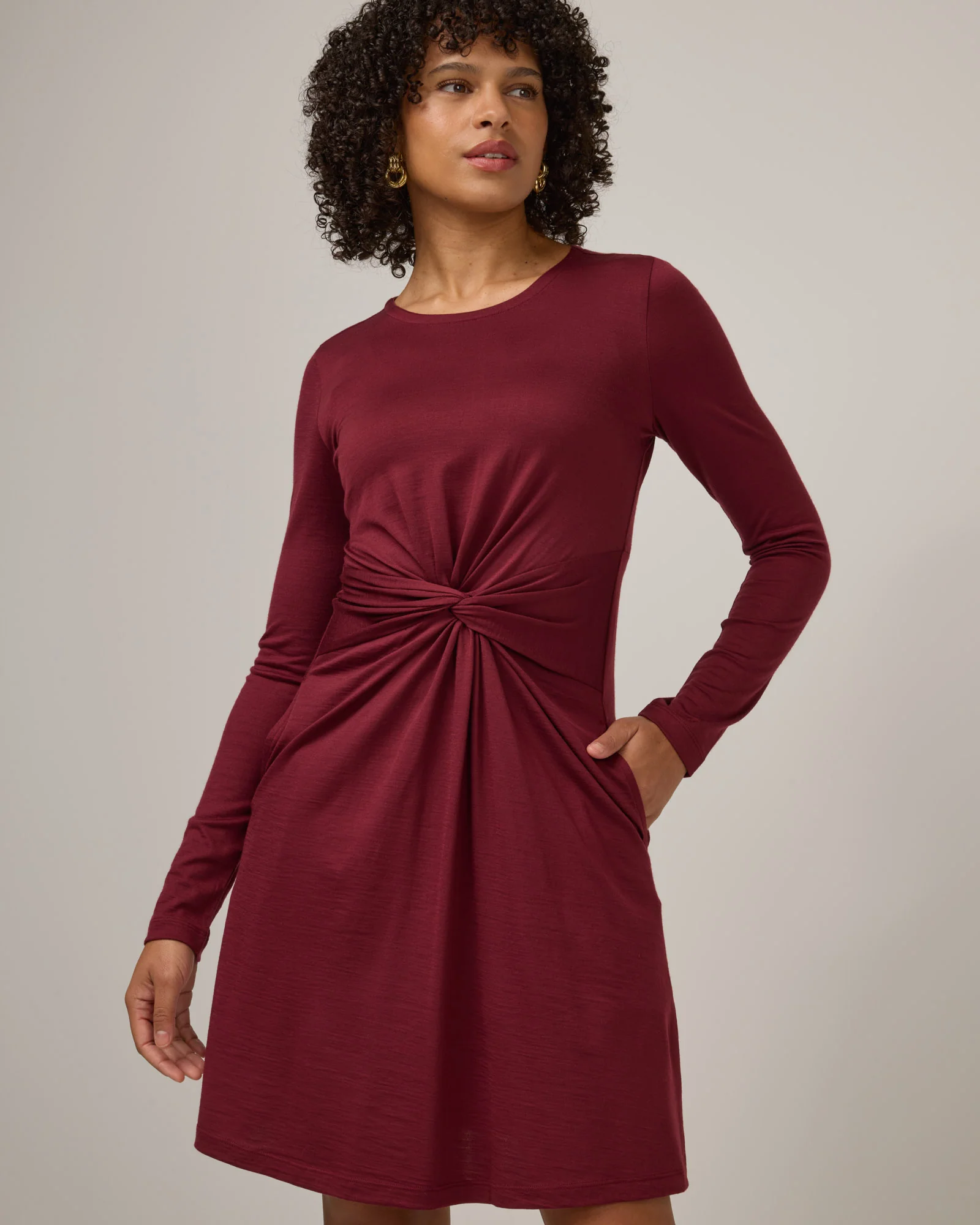 Nova Twist Front Dress