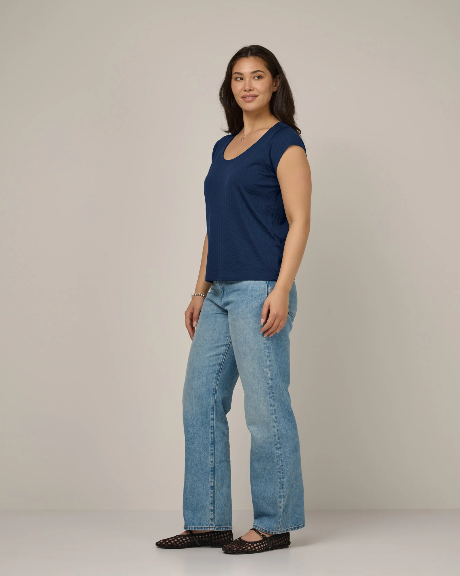 Savanna Cap Sleeve Tee - Image 4