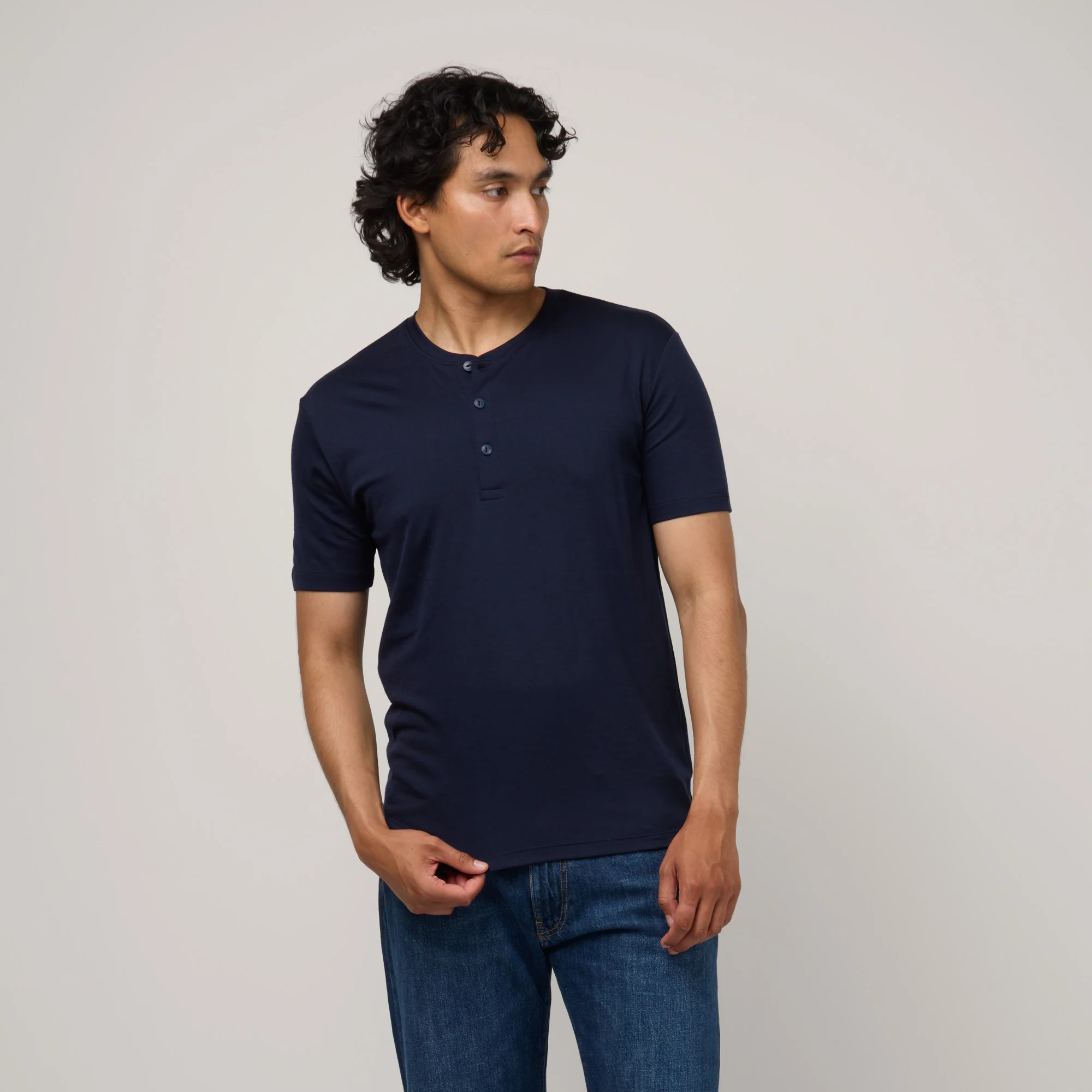 Men's Signature Short Sleeve Henley - Image 2