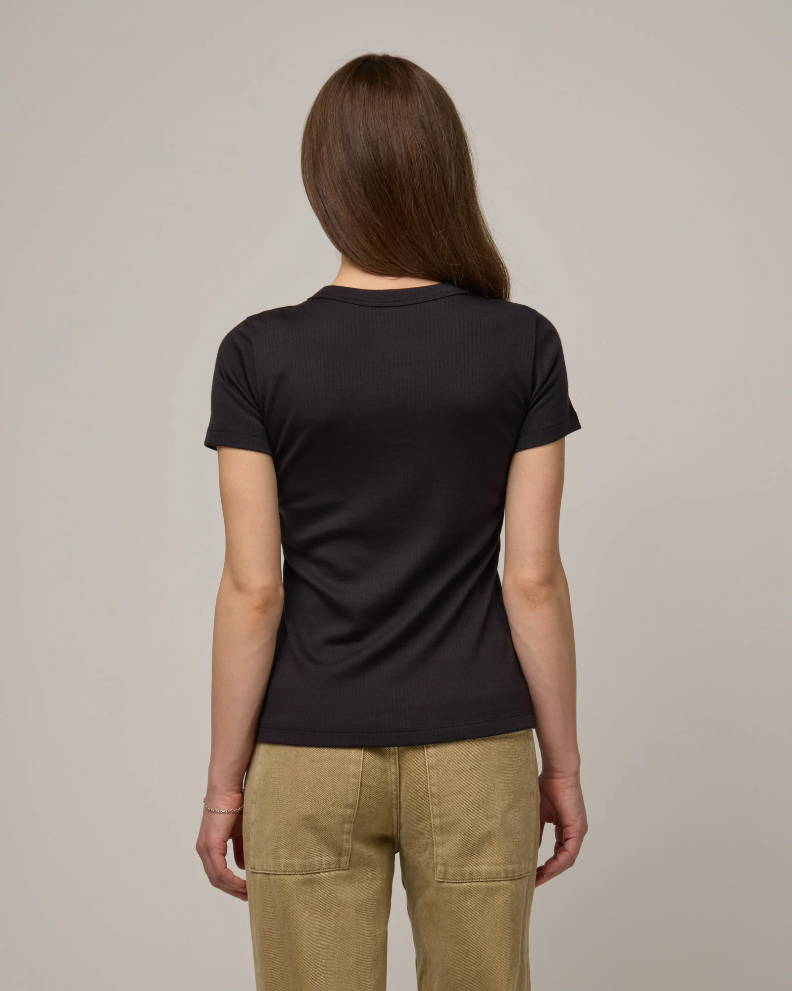 Taylor Ribbed Tee - Image 2