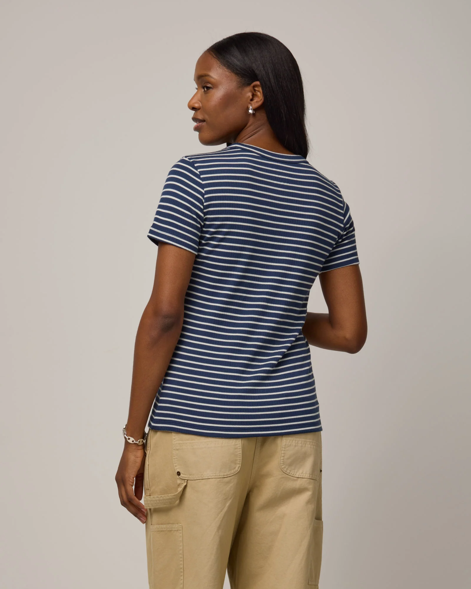 Taylor Ribbed Tee - Image 4